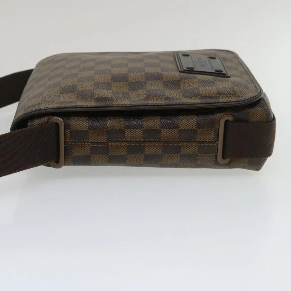 LOUIS VUITTON Damier Ebene Brooklyn PM Shoulder Bag N51210 LV Auth 34722 - Picture 4 of 12